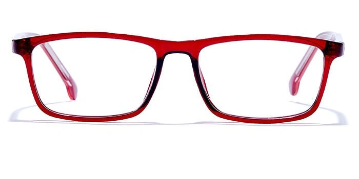 GRAVIATE by Coolwinks E33B6468 Glossy Wine Full Frame Rectangle Eyeglasses for Men and Women-