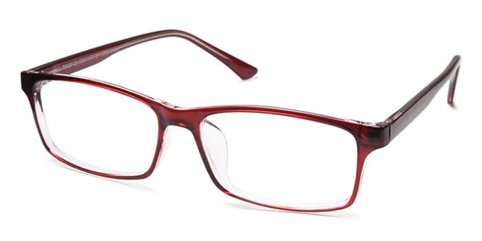 GRAVIATE by Coolwinks E33B6548 Glossy Wine Full Frame Rectangle Eyeglasses for Men and Women-WINE-1