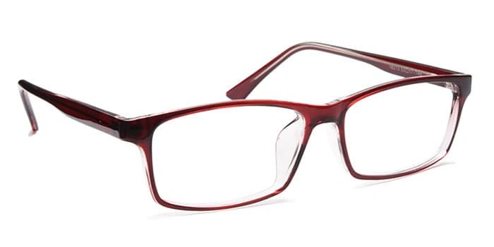 GRAVIATE by Coolwinks E33B6548 Glossy Wine Full Frame Rectangle Eyeglasses for Men and Women-WINE-2