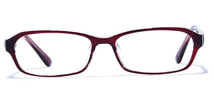 GRAVIATE by Coolwinks E33B6643 Glossy Wine Full Frame Rectangle Eyeglasses for Women-