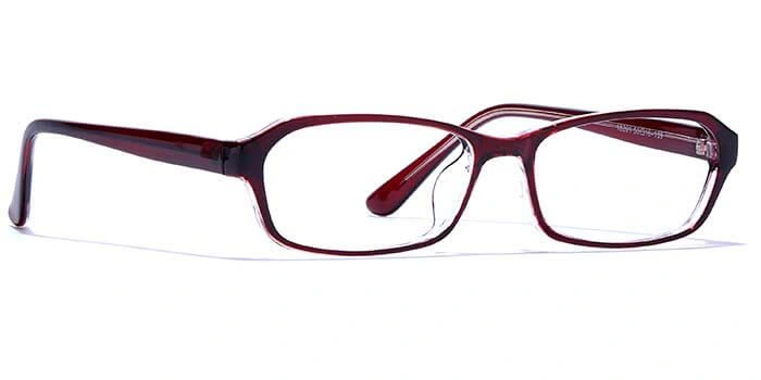 GRAVIATE by Coolwinks E33B6643 Glossy Wine Full Frame Rectangle Eyeglasses for Women-WINE-2