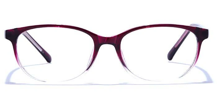 GRAVIATE by Coolwinks E33B6647 Glossy Wine Full Frame Rectangle Eyeglasses for Men and Women-