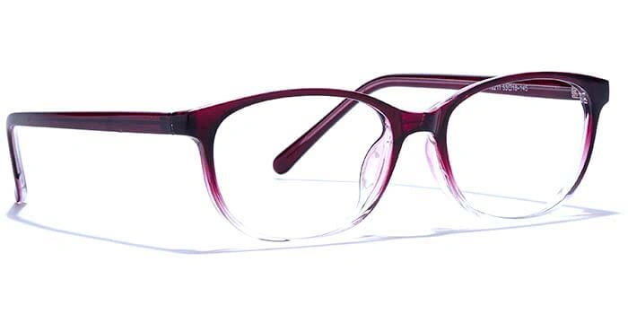 GRAVIATE by Coolwinks E33B6647 Glossy Wine Full Frame Rectangle Eyeglasses for Men and Women-WINE-2