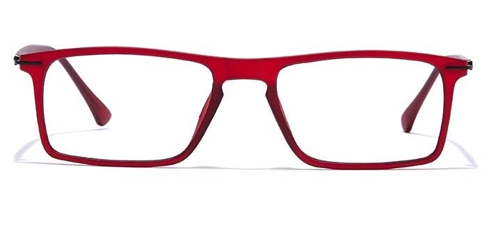 GRAVIATE by Coolwinks E33B7404 Matte Wine Full Frame Rectangle Eyeglasses for Men and Women-