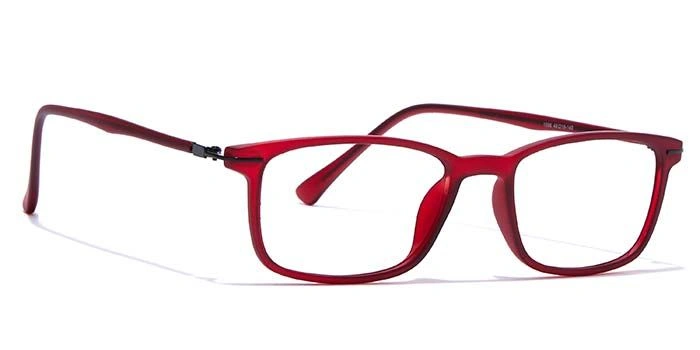 GRAVIATE by Coolwinks E33B7407 Matte Wine Full Frame Rectangle Eyeglasses for Men and Women-WINE-2