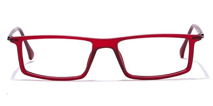 GRAVIATE by Coolwinks E33B7413 Matte Wine Full Frame Rectangle Eyeglasses for Men and Women-