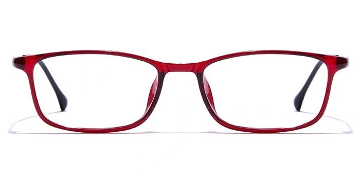 GRAVIATE by Coolwinks E33B7444 Glossy Wine Full Frame Rectangle Eyeglasses for Men and Women-