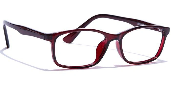 GRAVIATE by Coolwinks E33B7496 Glossy Wine Full Frame Rectangle Eyeglasses for Men and Women-WINE-2