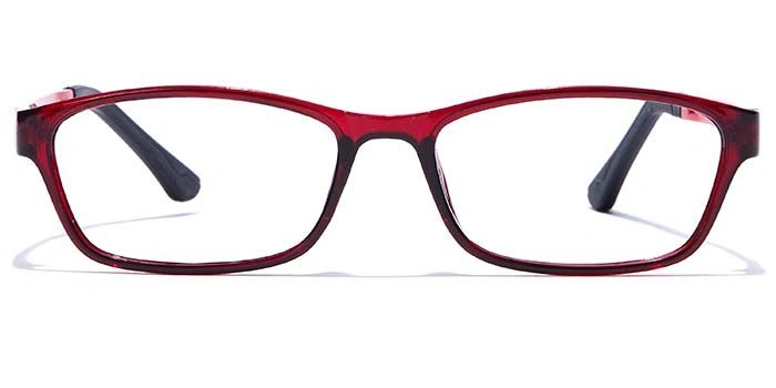 GRAVIATE by Coolwinks E33B7642 Glossy Wine Full Frame Rectangle Eyeglasses for Men and Women-