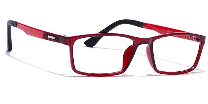 GRAVIATE by Coolwinks E33B7666 Glossy Wine Full Frame Rectangle Eyeglasses for Men and Women-WINE-2