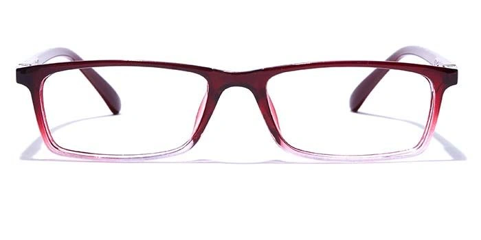 GRAVIATE by Coolwinks E33B7672 Glossy Wine Full Frame Rectangle Eyeglasses for Men and Women-