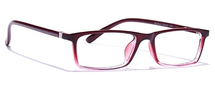 GRAVIATE by Coolwinks E33B7672 Glossy Wine Full Frame Rectangle Eyeglasses for Men and Women-WINE-2