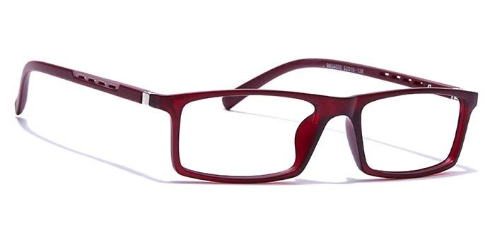 GRAVIATE by Coolwinks E33B7685 Matte Wine Full Frame Rectangle Eyeglasses for Men and Women-WINE-2