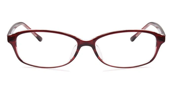 GRAVIATE by Coolwinks E33C6541 Glossy Wine Full Frame Rectangle Eyeglasses for Men and Women-