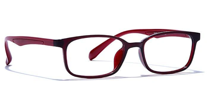 GRAVIATE by Coolwinks E33C6595 Glossy Wine Full Frame Rectangle Eyeglasses for Men and Women-WINE-2