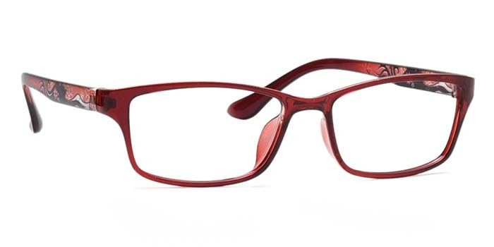 GRAVIATE by Coolwinks E33C6920 Glossy Wine Full Frame Rectangle Eyeglasses for Men and Women-WINE-2