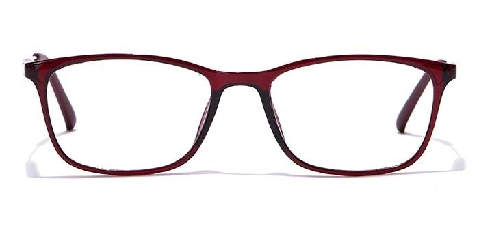 GRAVIATE by Coolwinks E33C7094 Glossy Wine Full Frame Rectangle Eyeglasses for Men and Women-