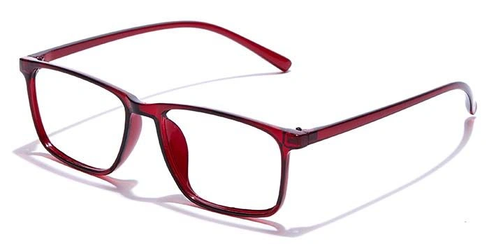 GRAVIATE by Coolwinks E33C7317 Glossy Wine Full Frame Rectangle Eyeglasses for Men and Women-WINE-1