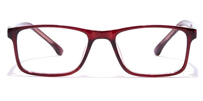 GRAVIATE by Coolwinks E33C7422 Glossy Wine Full Frame Rectangle Eyeglasses for Men and Women-