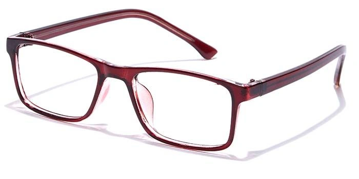 GRAVIATE by Coolwinks E33C7422 Glossy Wine Full Frame Rectangle Eyeglasses for Men and Women-WINE-1