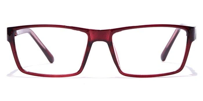 GRAVIATE by Coolwinks E33C7428 Glossy Wine Full Frame Rectangle Eyeglasses for Men and Women-