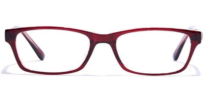 GRAVIATE by Coolwinks E33C7500 Glossy Wine Full Frame Rectangle Eyeglasses for Men and Women-