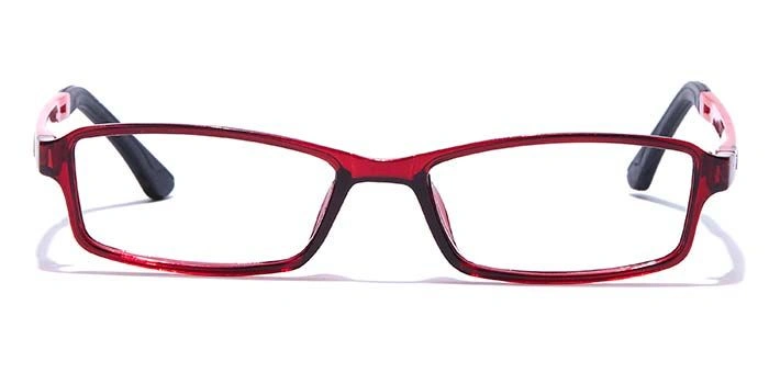 GRAVIATE by Coolwinks E33C7628 Glossy Wine Full Frame Rectangle Eyeglasses for Men and Women-