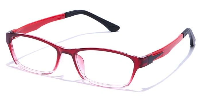 GRAVIATE by Coolwinks E33C7640 Glossy Wine Full Frame Rectangle Eyeglasses for Men and Women-WINE-1