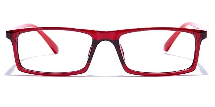 GRAVIATE by Coolwinks E33C7682 Glossy Wine Full Frame Rectangle Eyeglasses for Men and Women-