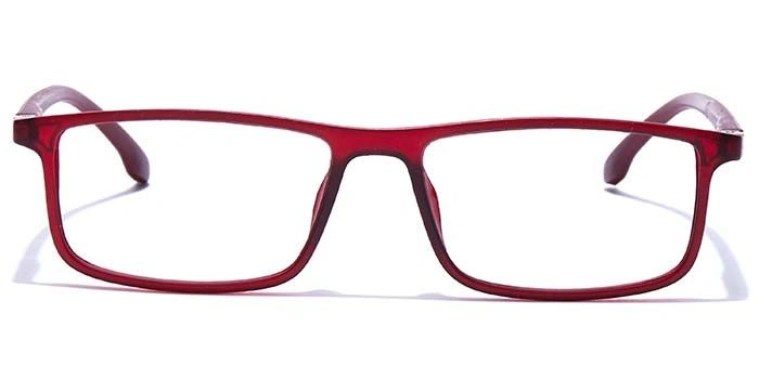 GRAVIATE by Coolwinks E33C7689 Matte Wine Full Frame Rectangle Eyeglasses for Men and Women-