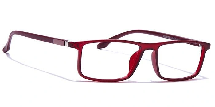 GRAVIATE by Coolwinks E33C7689 Matte Wine Full Frame Rectangle Eyeglasses for Men and Women-WINE-2