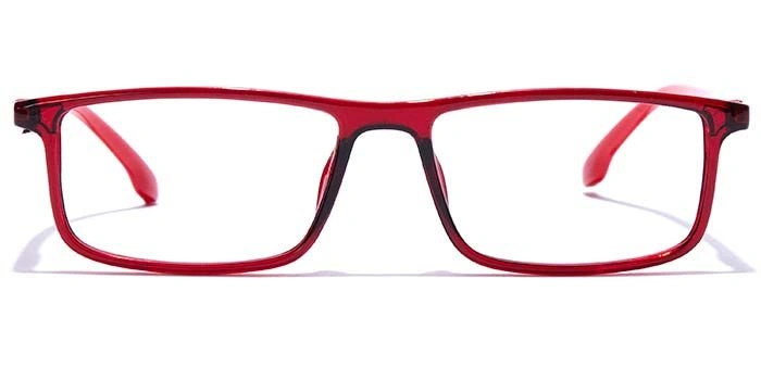 GRAVIATE by Coolwinks E33C7694 Glossy Wine Full Frame Rectangle Eyeglasses for Men and Women-