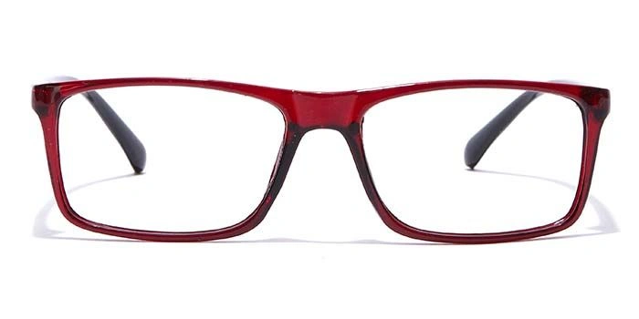 GRAVIATE by Coolwinks E33A7124 Glossy Wine Full Frame Rectangle Eyeglasses for Women-