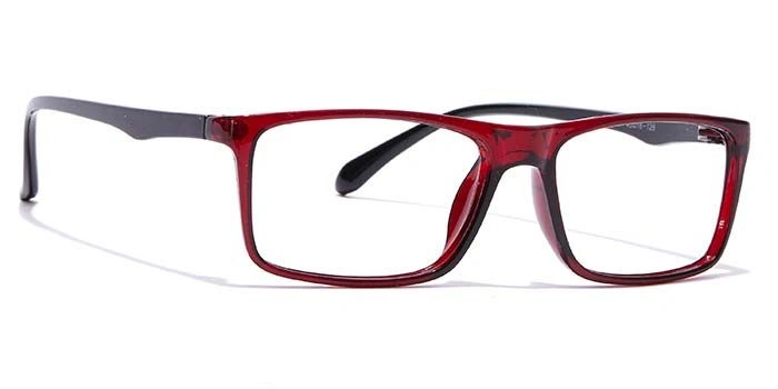 GRAVIATE by Coolwinks E33A7124 Glossy Wine Full Frame Rectangle Eyeglasses for Women-WINE-2