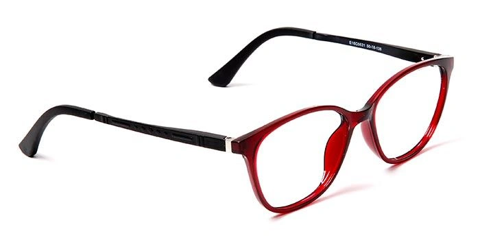 GRAVIATE by Coolwinks E16C5621 Glossy Wine Full Frame Retro Square Eyeglasses for Men and Women-WINE-2