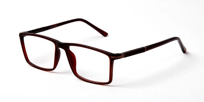 Graviate by Coolwinks E33A5610 Wine Full Frame Retro Square Eyeglasses for Men and Women-WINE-1