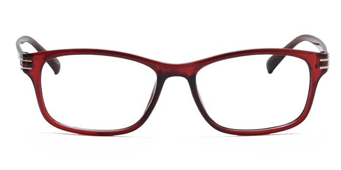 GRAVIATE by Coolwinks E33B6905 Glossy Wine Full Frame Retro Square Eyeglasses for Men and Women-