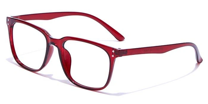 GRAVIATE by Coolwinks E33B7265 Glossy Wine Full Frame Retro Square Eyeglasses for Men and Women-WINE-1