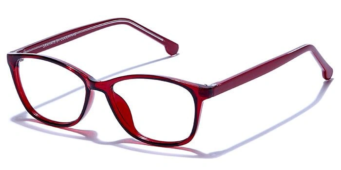 GRAVIATE by Coolwinks E33C6465 Glossy Wine Full Frame Retro Square Eyeglasses for Men and Women-WINE-1