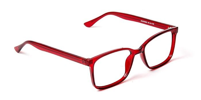 GRAVIATE by Coolwinks E33D5683 Glossy Wine Full Frame Retro Square Eyeglasses for Men and Women-WINE-2