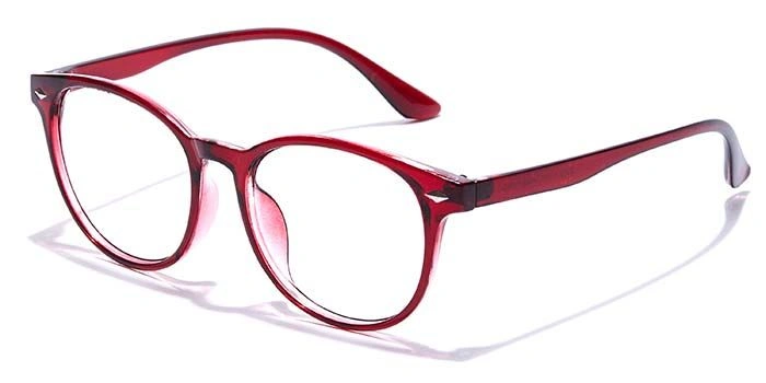 GRAVIATE by Coolwinks E33A7262 Glossy Wine Full Frame Round Eyeglasses for Men and Women-WINE-1