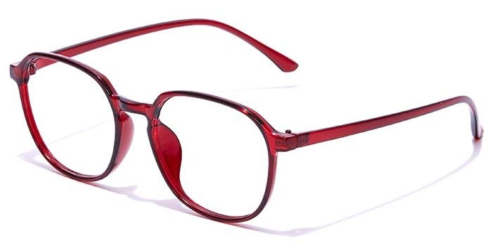 GRAVIATE by Coolwinks E33B7325 Glossy Wine Full Frame Round Eyeglasses for Men and Women-WINE-1