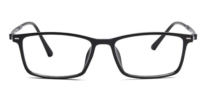 Xstyl by Coolwinks E12A6733 Glossy Black Full Frame Rectangle Eyeglasses for Men and Women-