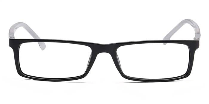 Xstyl by Coolwinks E12B6711 Glossy Black Full Frame Rectangle Eyeglasses for Men and Women-