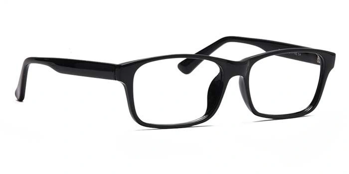 Xstyl by Coolwinks E12B6751 Glossy Black Full Frame Rectangle Eyeglasses for Men and Women-BLACK-2