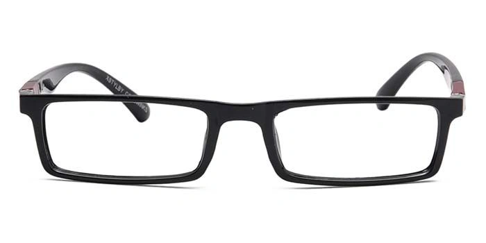 Xstyl by Coolwinks E12C6710 Glossy Black Full Frame Rectangle Eyeglasses for Men and Women-