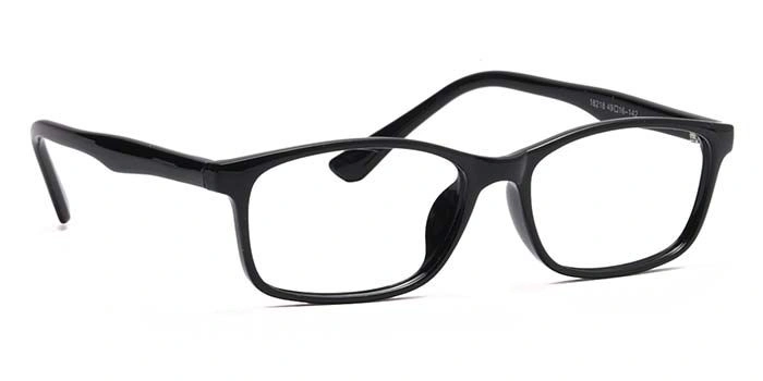 Xstyl by Coolwinks E12C6716 Glossy Black Full Frame Rectangle Eyeglasses for Men and Women-BLACK-2