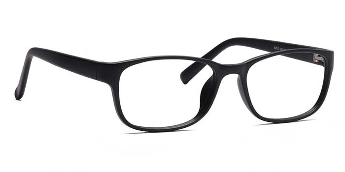 Xstyl by Coolwinks E12C6741 Matte Black Full Frame Rectangle Eyeglasses for Men and Women-BLACK-2