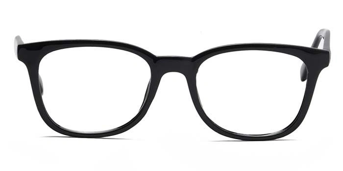 Xstyl by Coolwinks E12A6746 Glossy Black Full Frame Retro Square Eyeglasses for Men and Women-