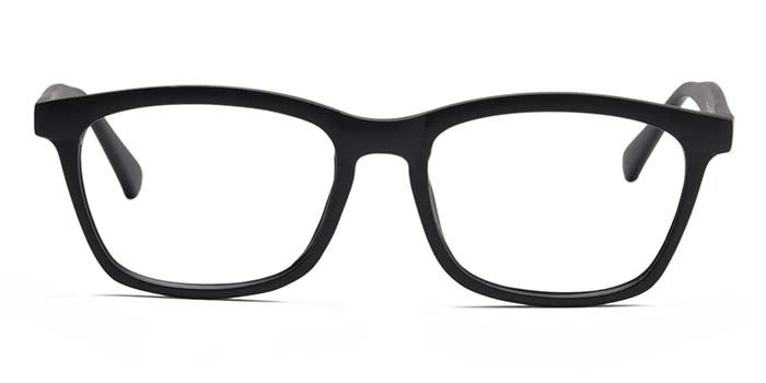 Xstyl by Coolwinks E12A6747 Matte Black Full Frame Retro Square Eyeglasses for Men and Women-